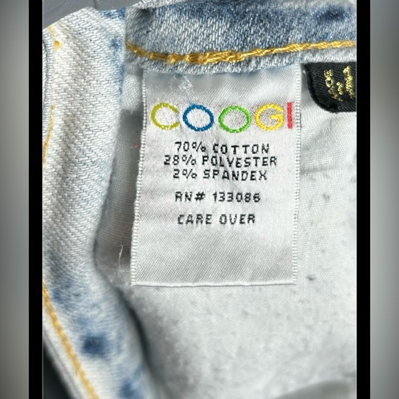 Vintage Coogi Australia Y2K Streetwear Sequin Acid Washed Jeans Size 18W - Picture 5 of 8